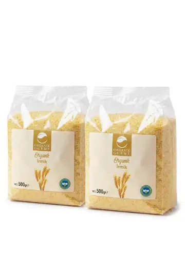 2'li Organik İrmik 500 gr 1