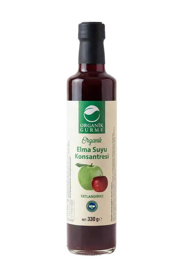 Organik Elma Suyu Konsantresi 330 gr (PESTİSİT ANALİZLİ)