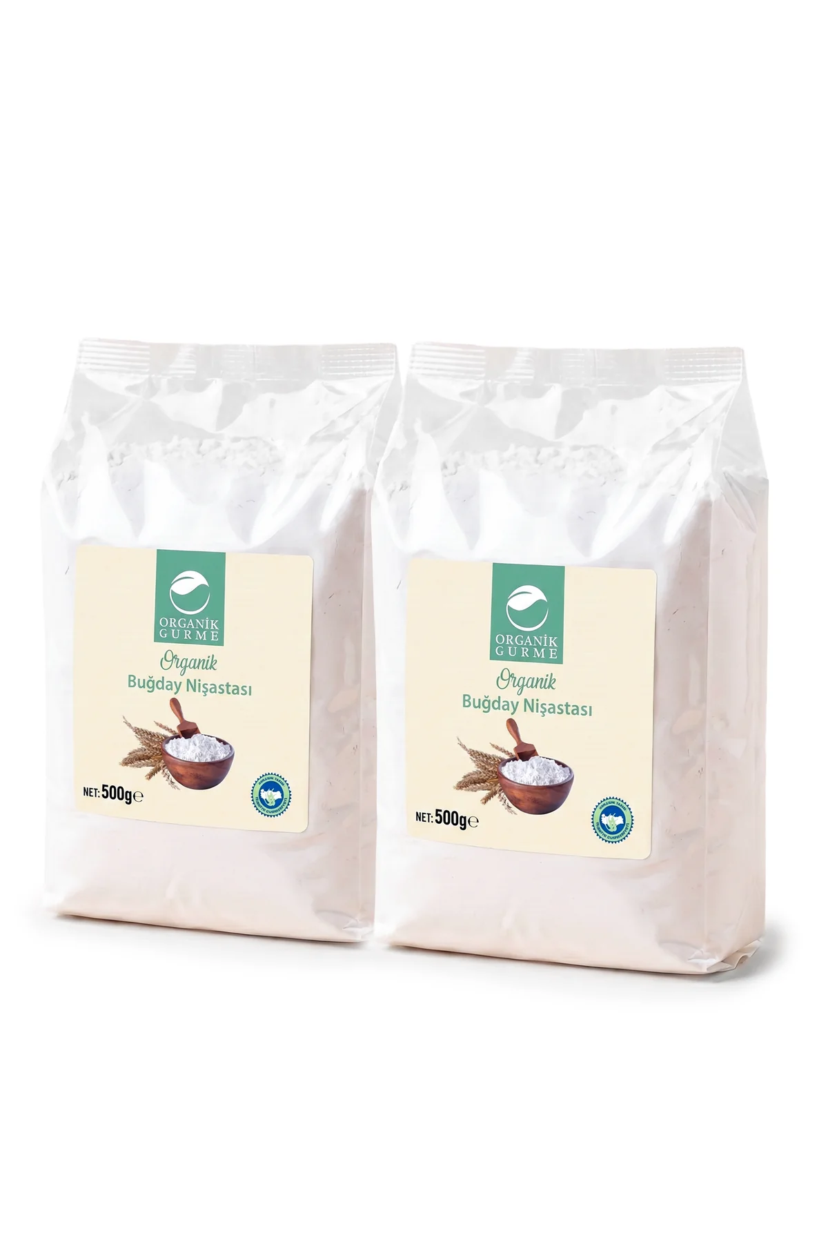 2'li Organik Buğday Nişastası 500 Gr