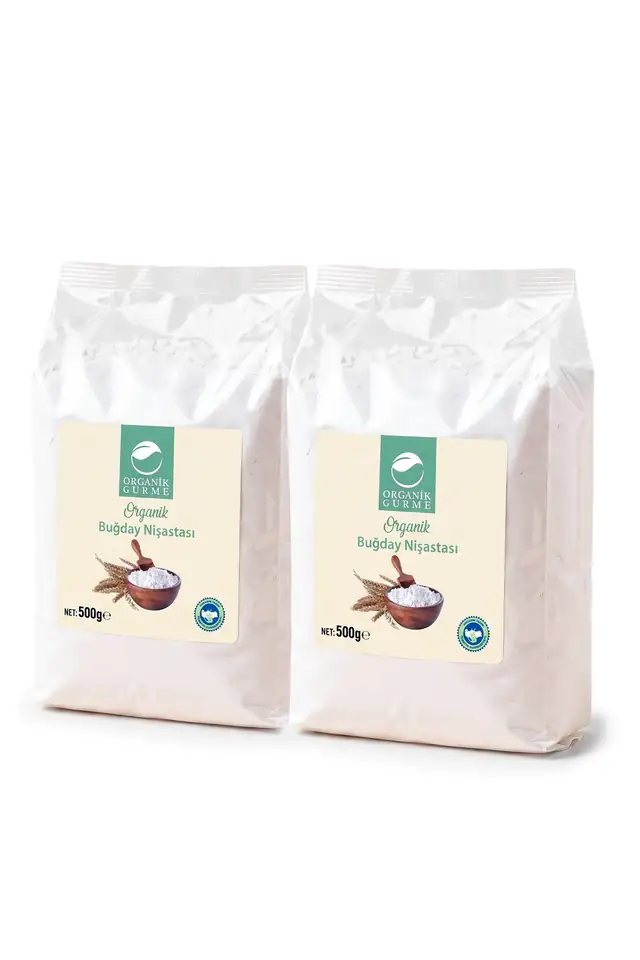 2'li Organik Buğday Nişastası 500 Gr