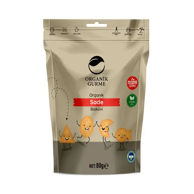 Organik Sade Bisküvi 80 gr