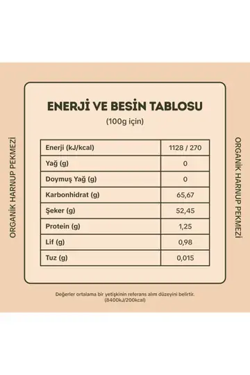 Organik Harnup Pekmezi + Tahin 2