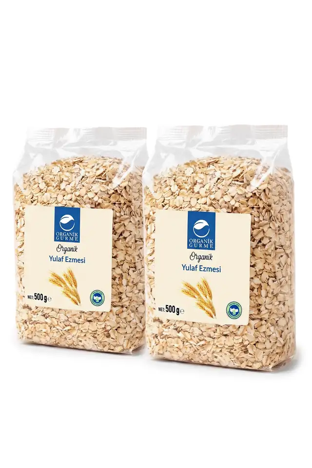 2'li Organik Yulaf Ezmesi 500 gr