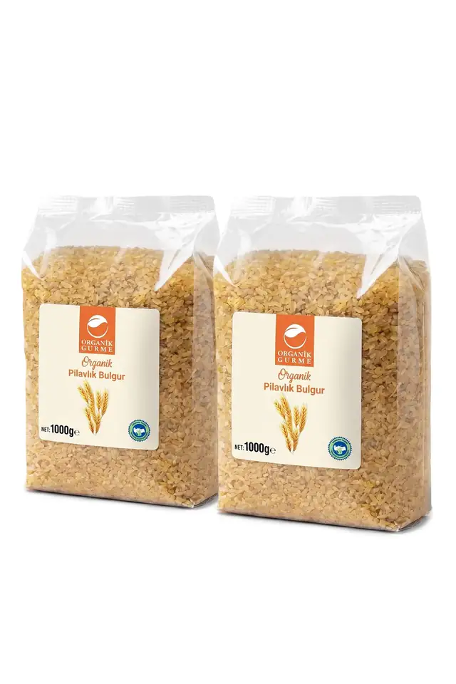 2'li Organik Pilavlık Bulgur 1000 gr