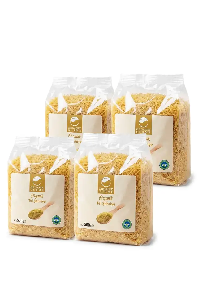 4'lü Organik Tel Şehriye 500 gr
