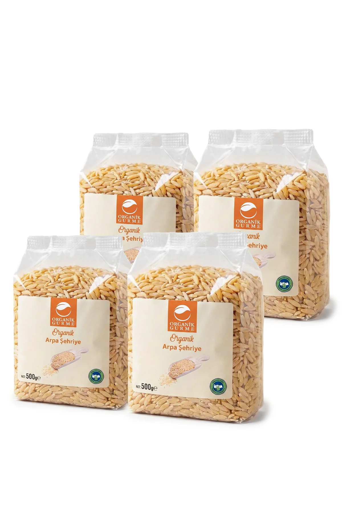 4'lü Organik Arpa Şehriye 500 gr