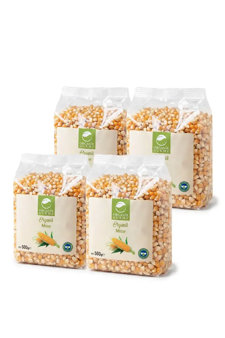 4'lü Organik Patlamalık Mısır 500 Gr