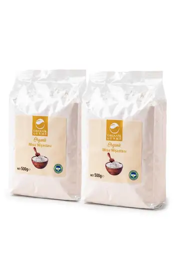 2'li Organik Mısır Nişastası 500 gr 1