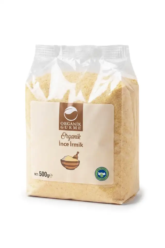 Organik İnce İrmik 500gr