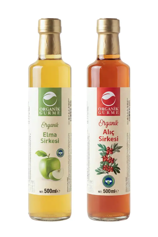 Organik Elma Sirkesi 500ml - Alıç Sirkesi 500ml