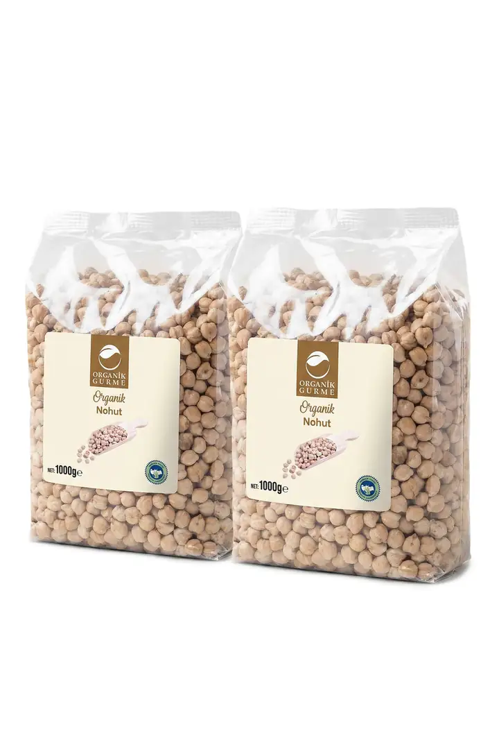 2'li Organik Nohut 1000 Gr